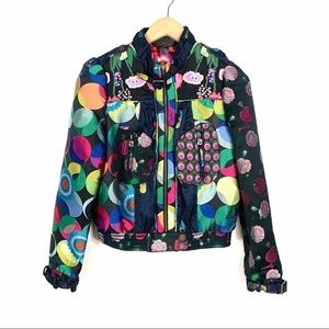 Desigual Embroidered Bomber Jacket